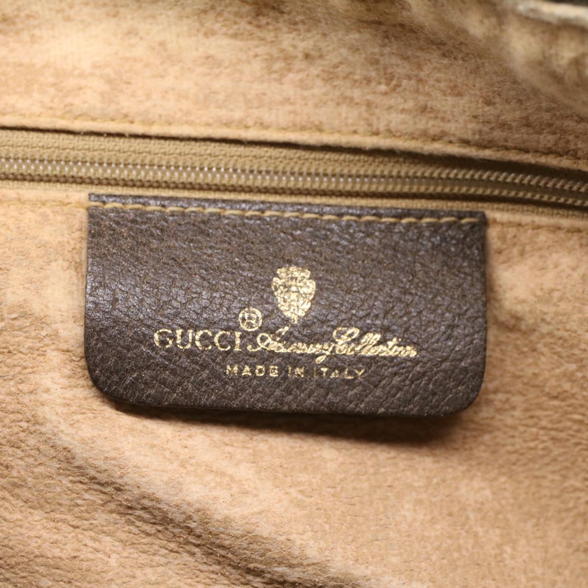 GUCCI GG Canvas Web Sherry Line Boston Bag Beige Red 40.02.007 yk8190B