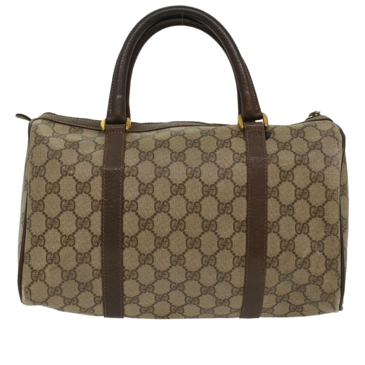 GUCCI GG Canvas Web Sherry Line Boston Bag Beige Red 40.02.007 yk8190B