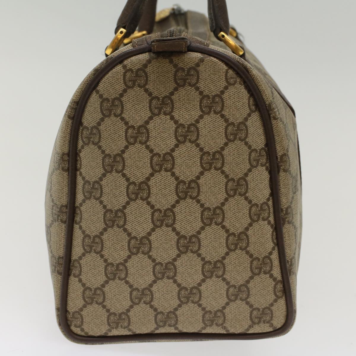 GUCCI GG Canvas Web Sherry Line Boston Bag Beige Red 40.02.007 yk8190B