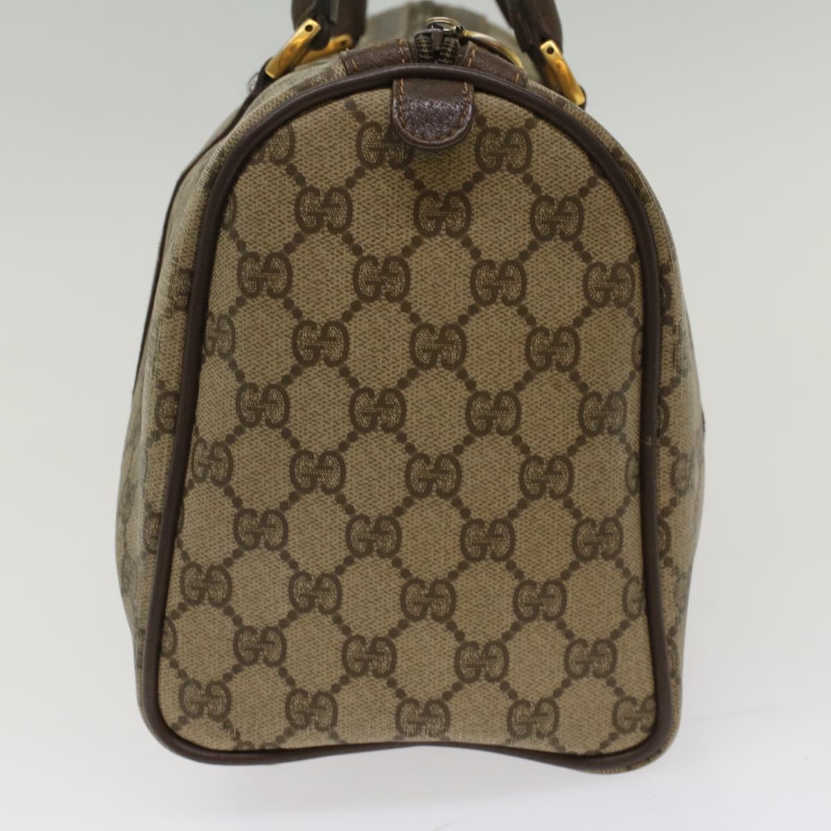 GUCCI GG Canvas Web Sherry Line Boston Bag Beige Red 40.02.007 yk8190B