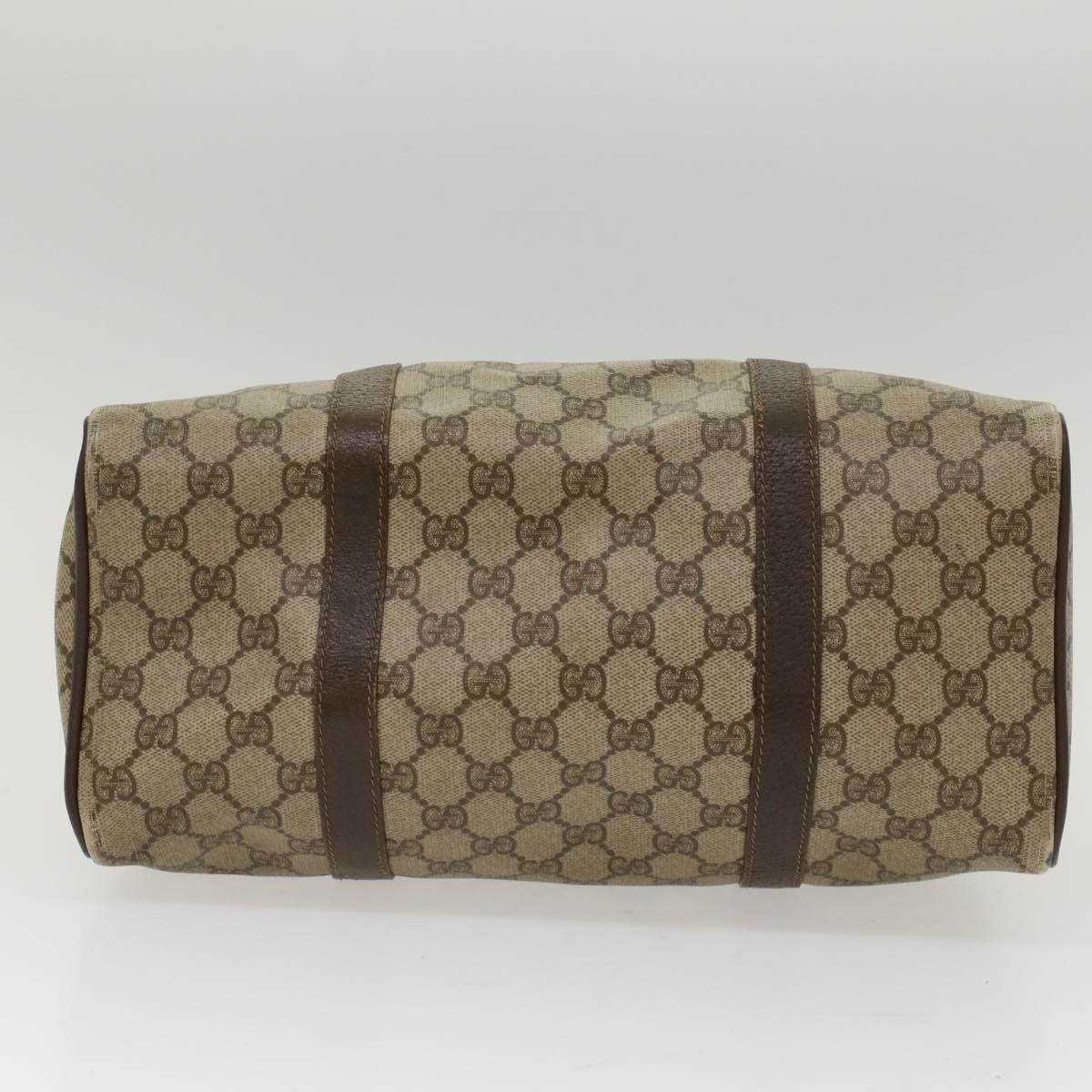 GUCCI GG Canvas Web Sherry Line Boston Bag Beige Red 40.02.007 yk8190B