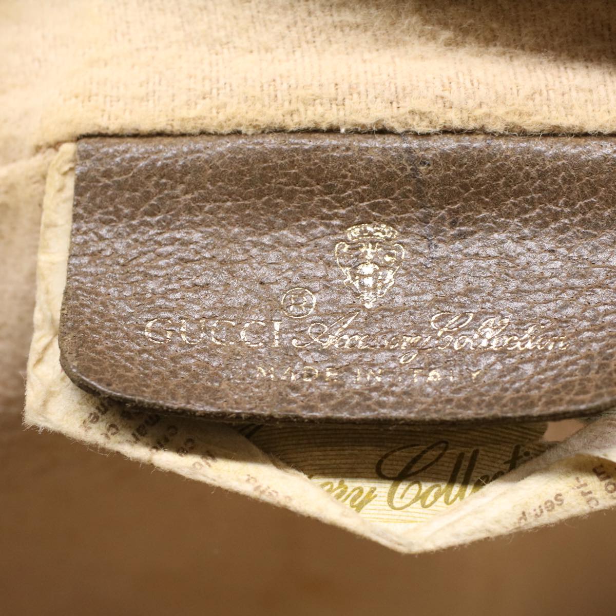 GUCCI GG Canvas Web Sherry Line Clutch Bag Beige Red Green 89.01.012 yk8202