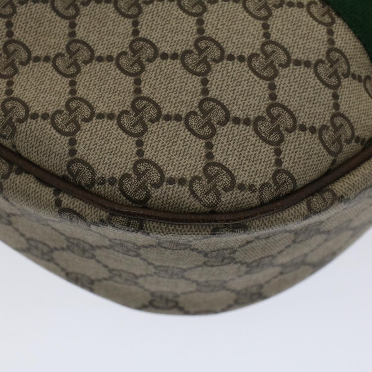 GUCCI GG Canvas Web Sherry Line Shoulder Bag Beige Red Green yk8220