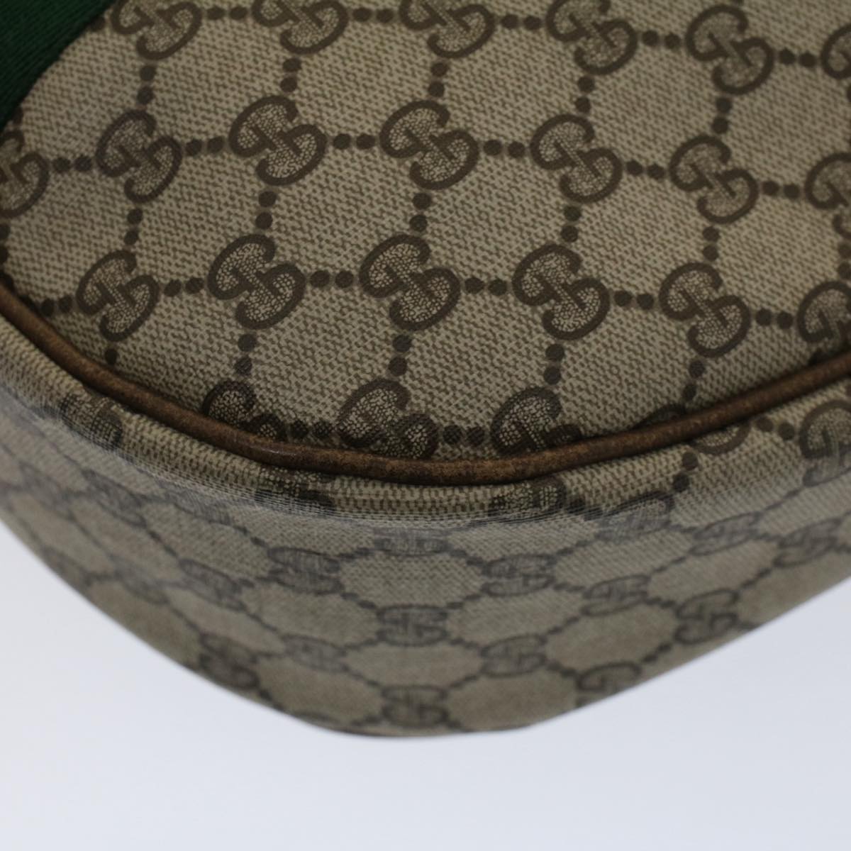 GUCCI GG Canvas Web Sherry Line Shoulder Bag Beige Red Green yk8220