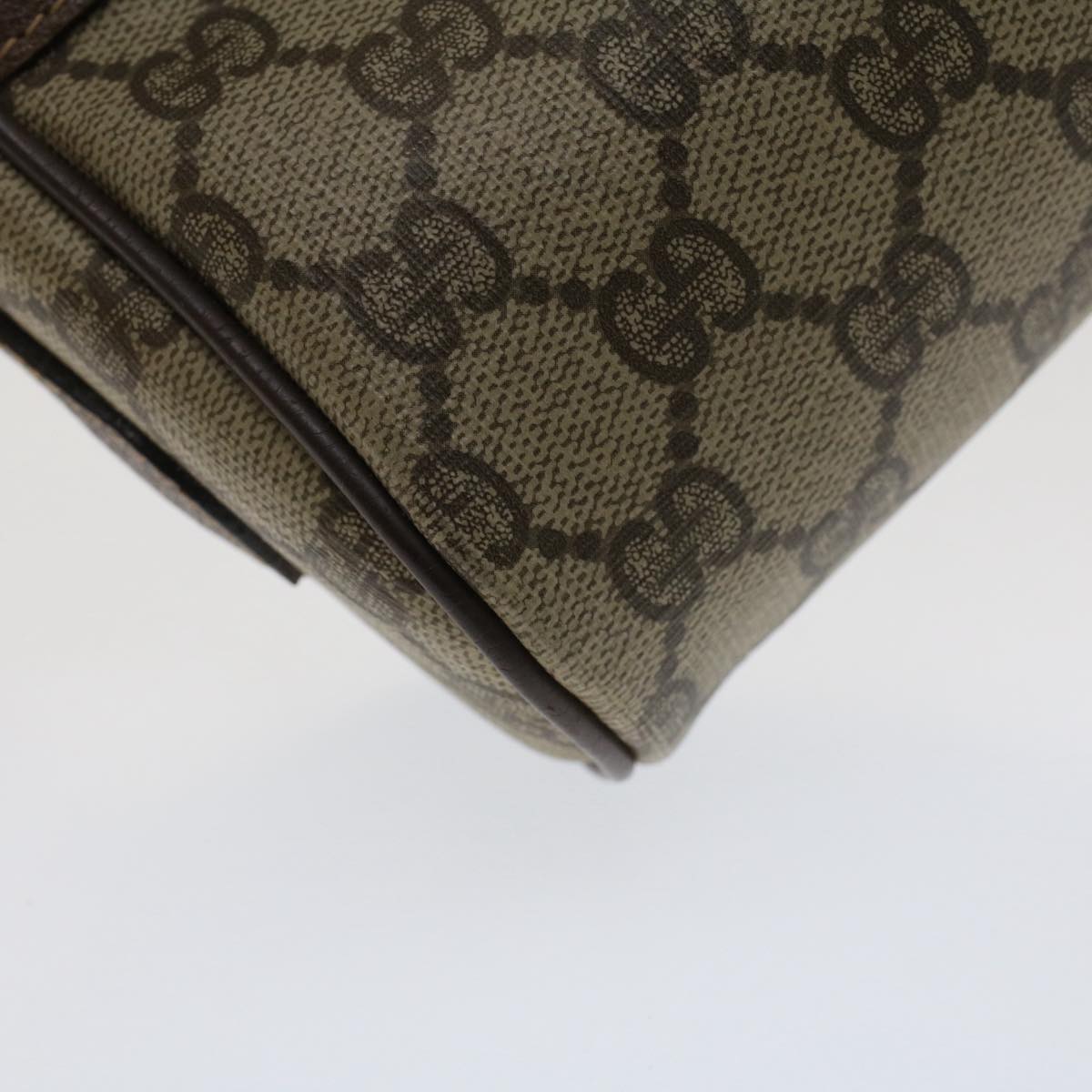 GUCCI GG Canvas Web Sherry Line Shoulder Bag Beige Red Green yk8226