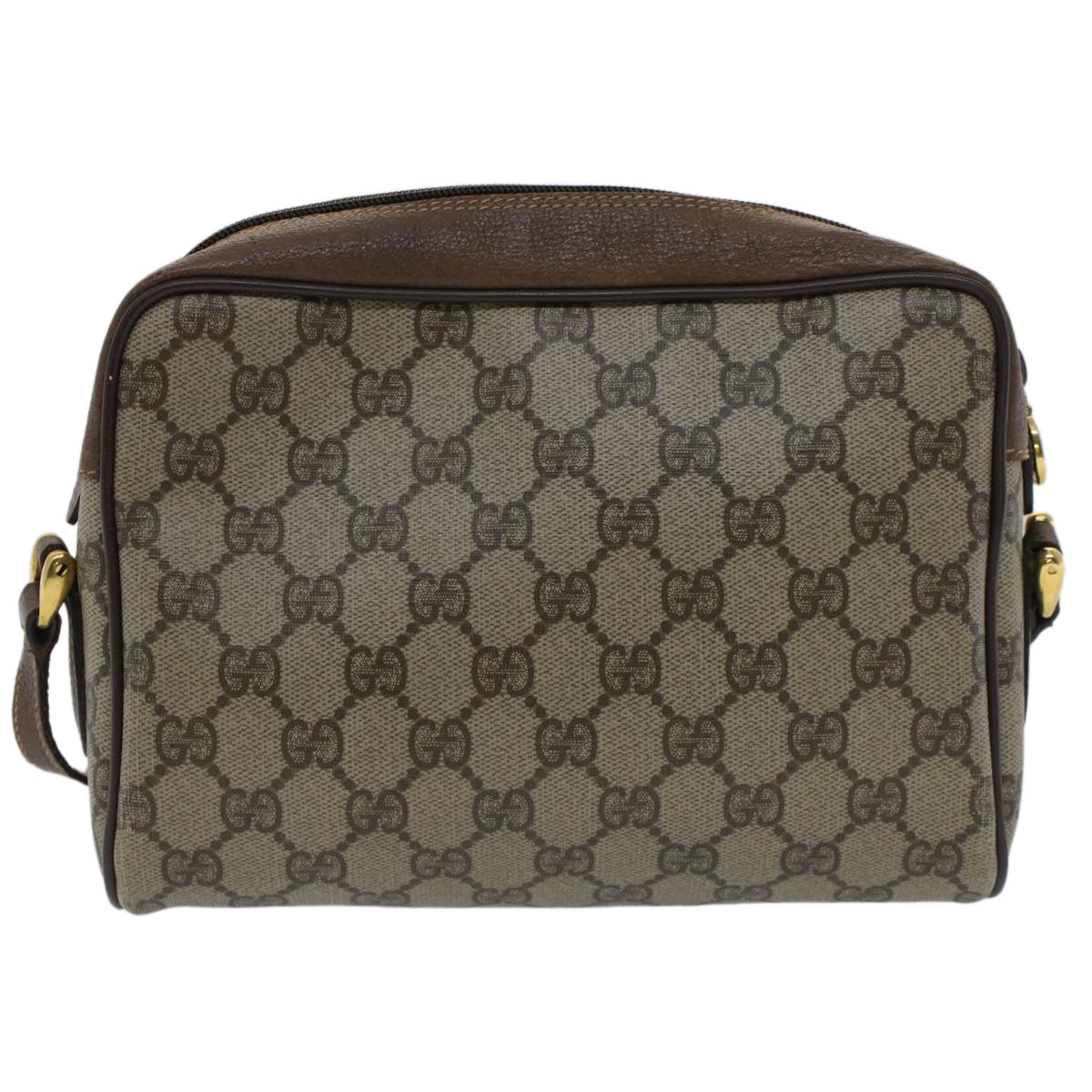 GUCCI GG Canvas Web Sherry Line Shoulder Bag Beige Red Green yk8226