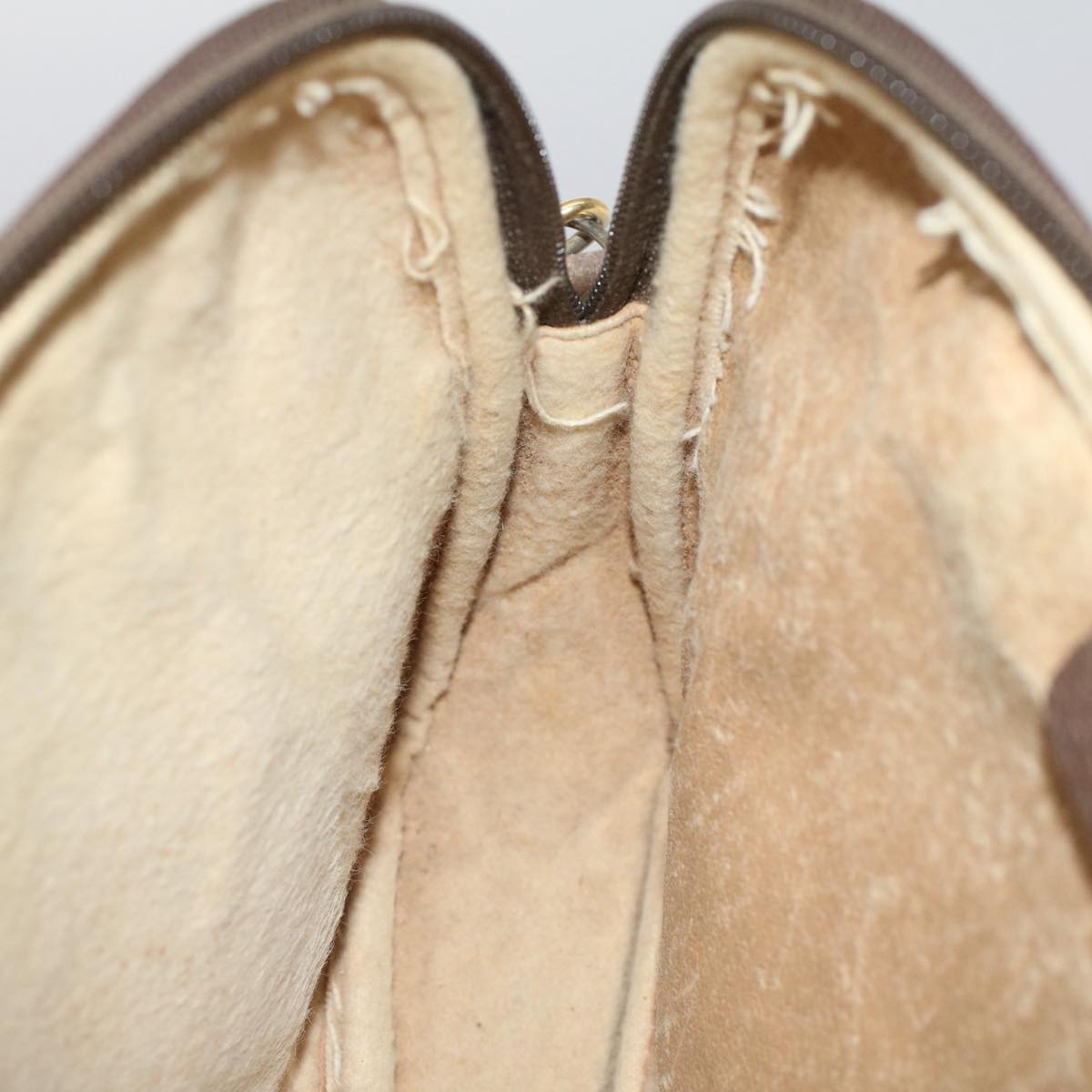 GUCCI GG Canvas Shoulder Bag PVC Leather Beige 97.02.068 yk8228
