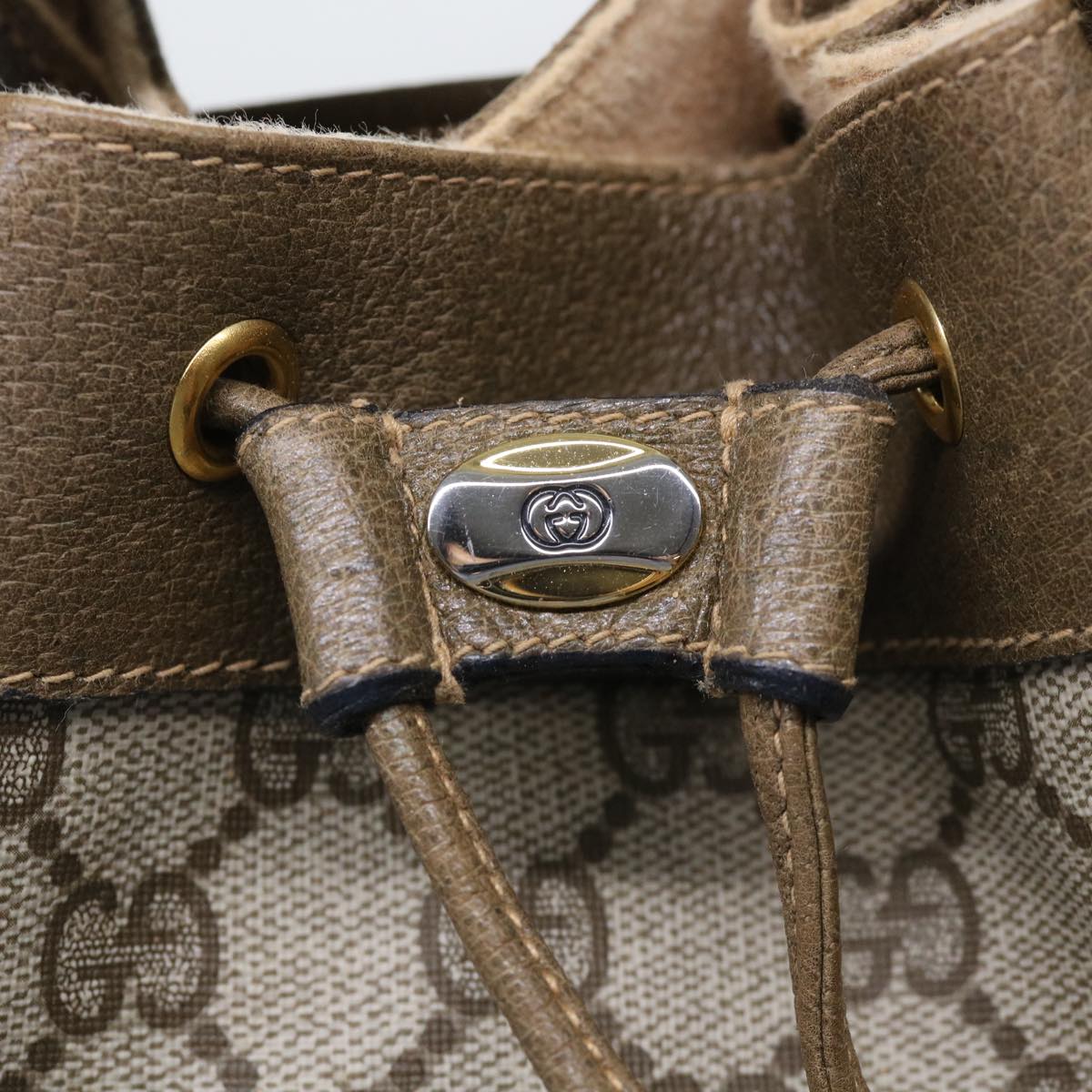 GUCCI GG Canvas Web Sherry Line Shoulder Bag Beige Green 41.02.034 yk8237