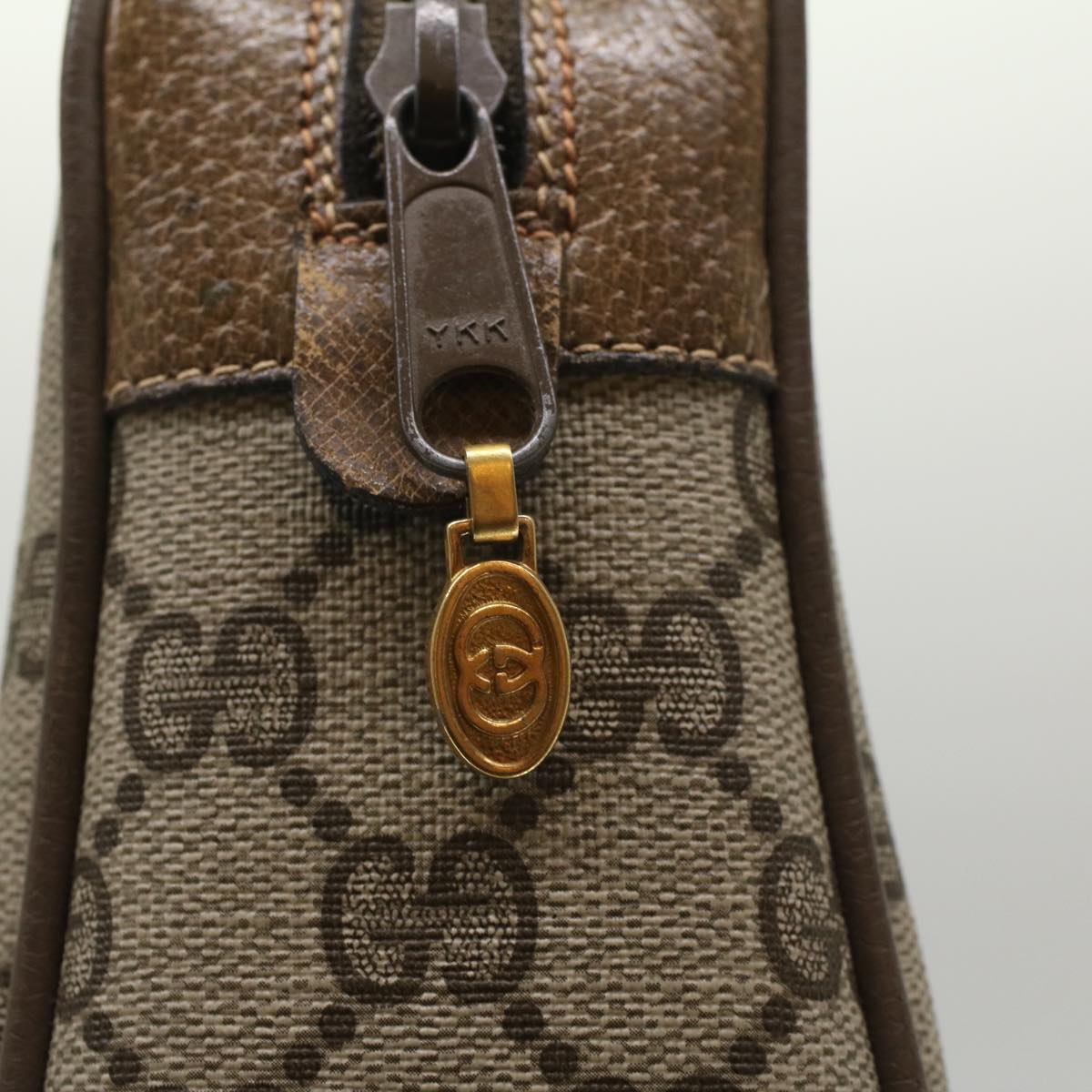 GUCCI GG Canvas Web Sherry Line Clutch Bag Beige Red Green 56.01.012 yk8241