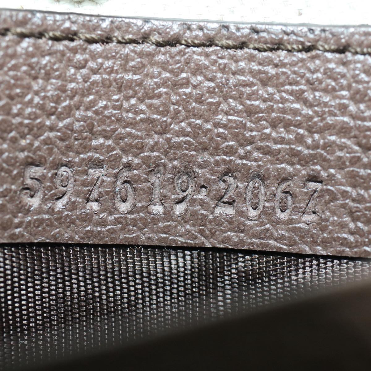 GUCCI GG Canvas Web Sherry Line Clutch Bag Beige Red Green 597619 yk8242