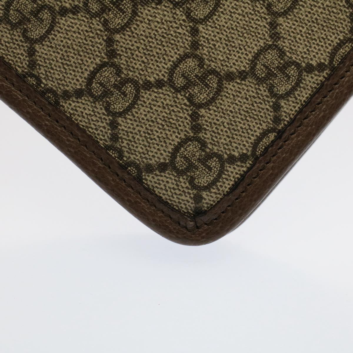 GUCCI GG Canvas Web Sherry Line Clutch Bag Beige Red Green 597619 yk8242