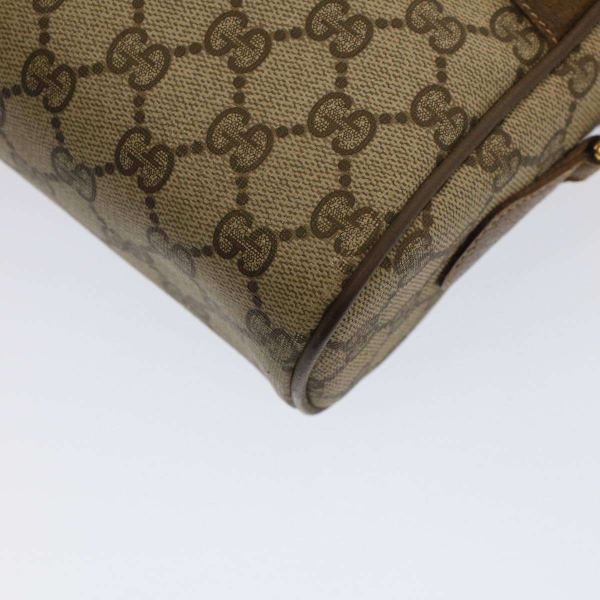 GUCCI GG Canvas Web Sherry Line Shoulder Bag Beige Red 56.02.005 yk8261