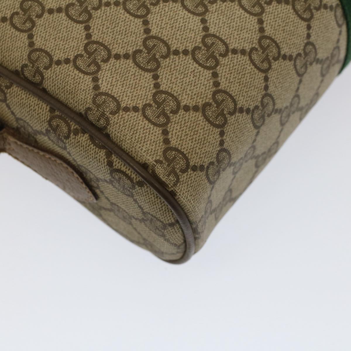 GUCCI GG Canvas Web Sherry Line Shoulder Bag Beige Red 56.02.005 yk8261