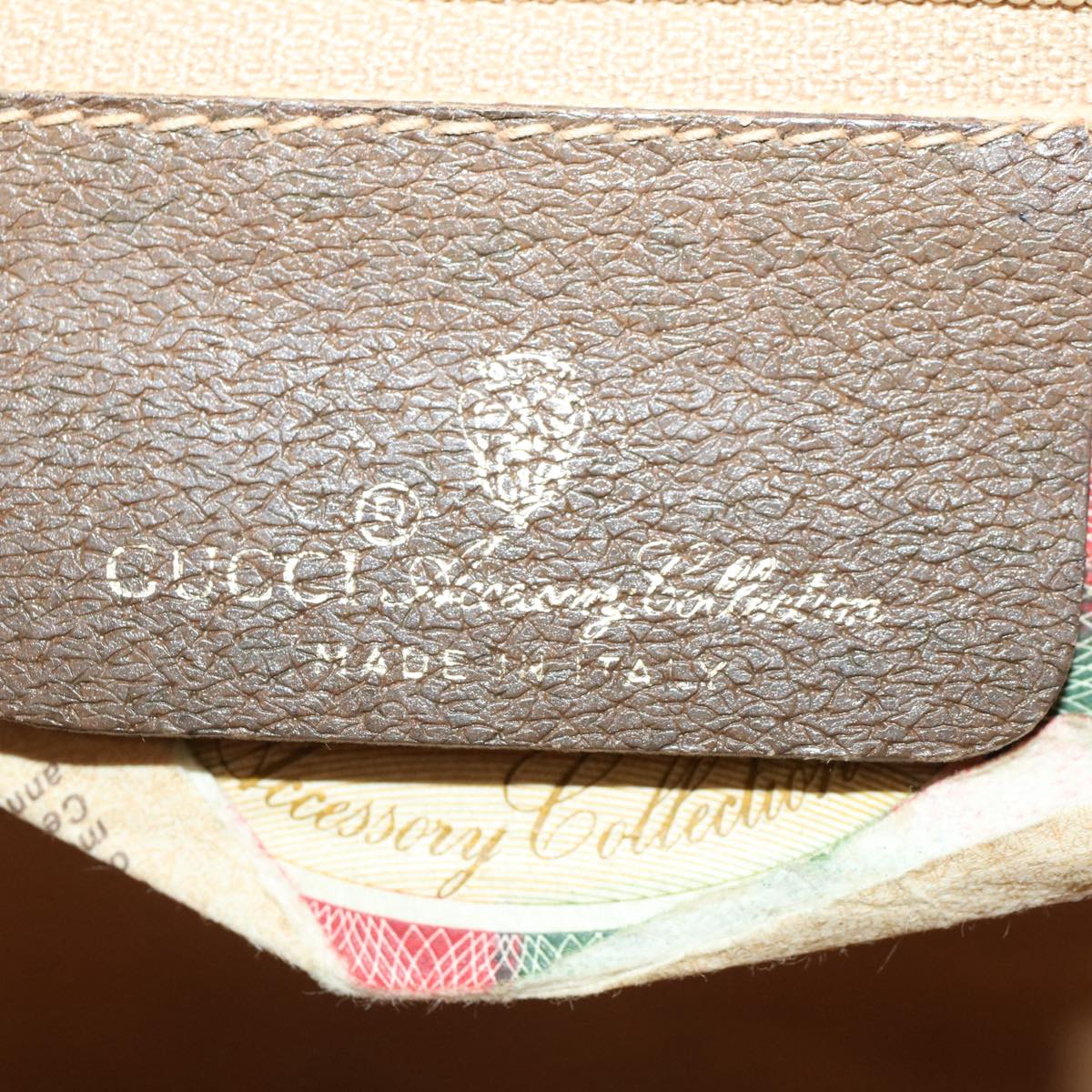 GUCCI GG Canvas Web Sherry Line Shoulder Bag Beige Red 56.02.005 yk8261