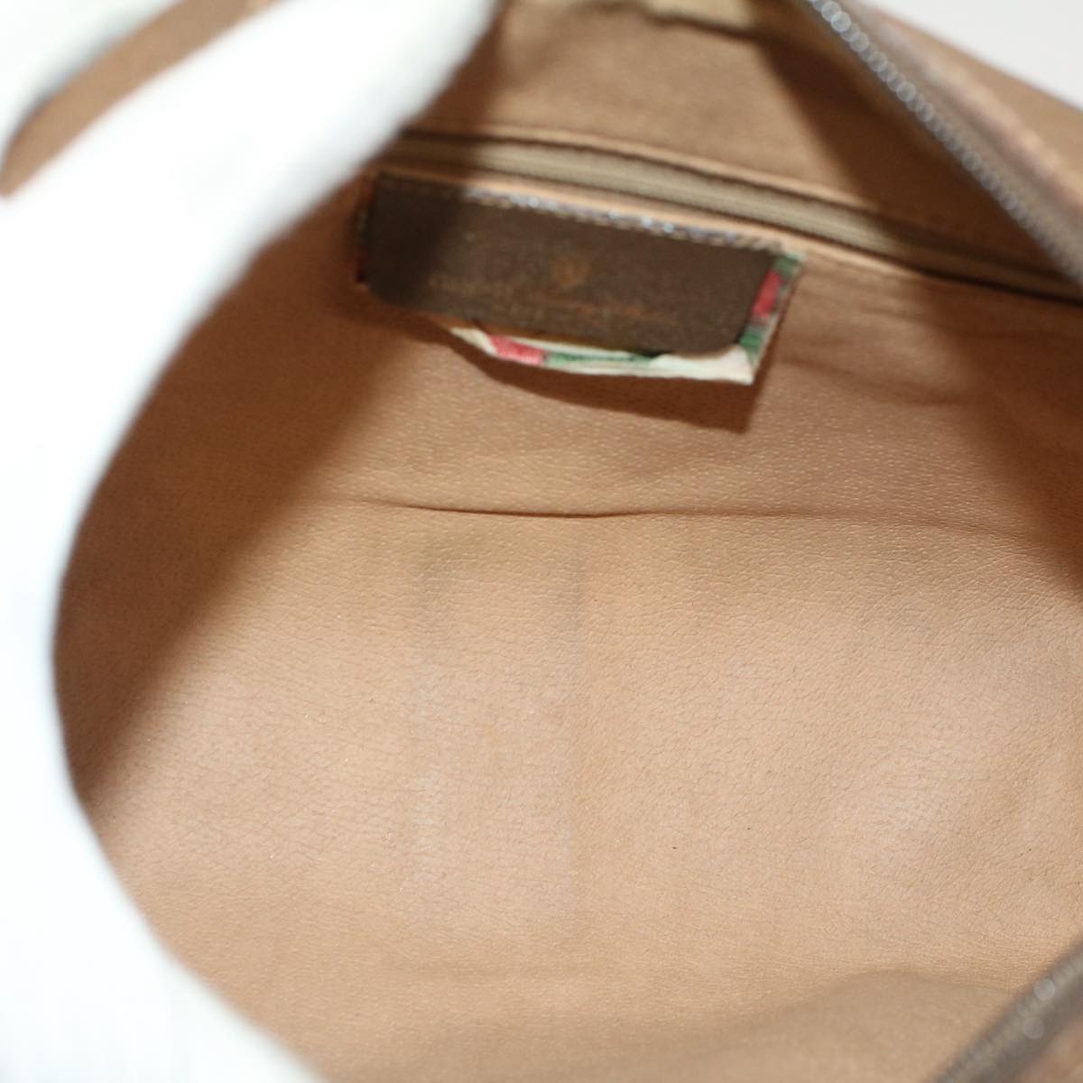 GUCCI GG Canvas Web Sherry Line Shoulder Bag Beige Red 56.02.005 yk8261