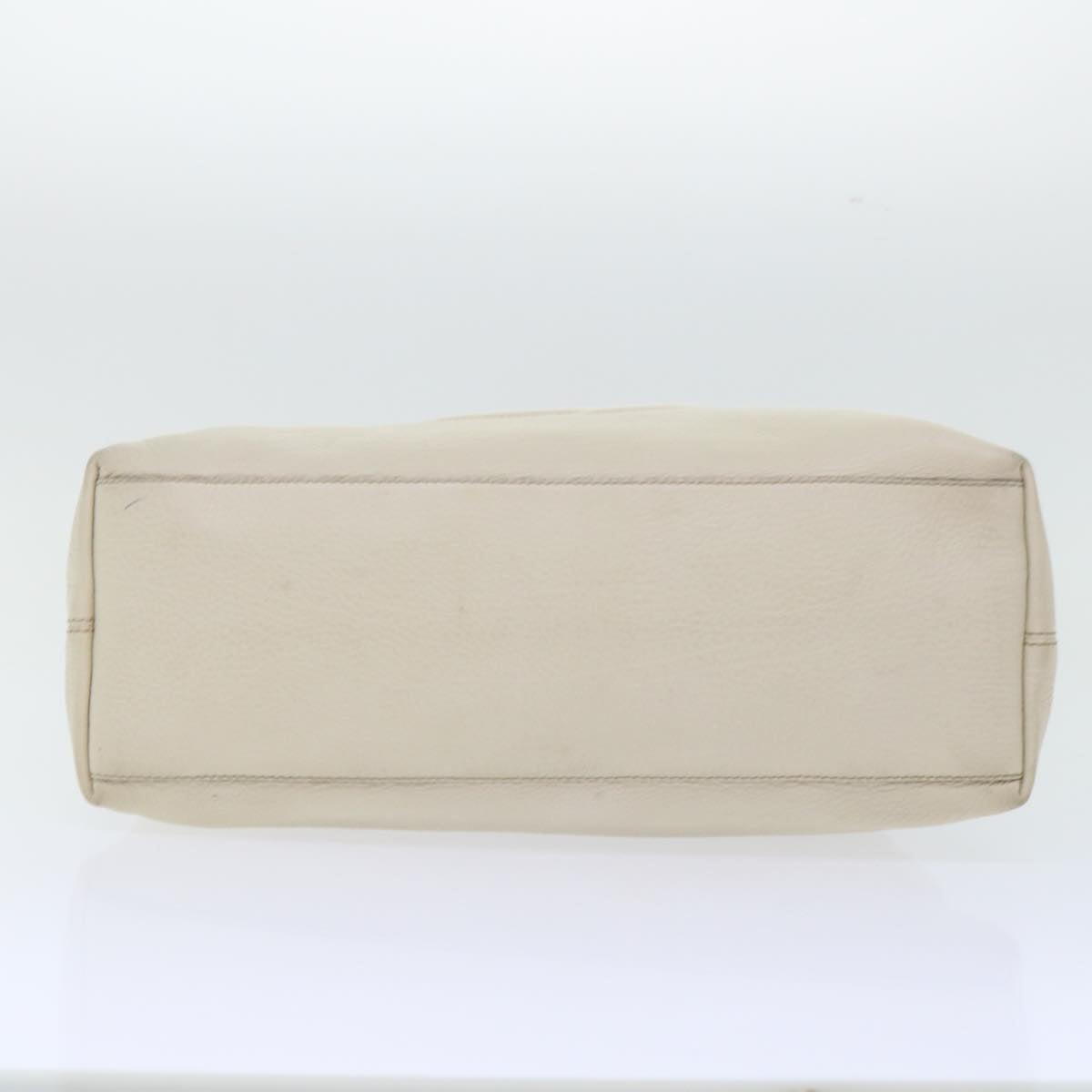 GUCCI Soho Chain Shoulder Bag Leather White 308982 yk8266