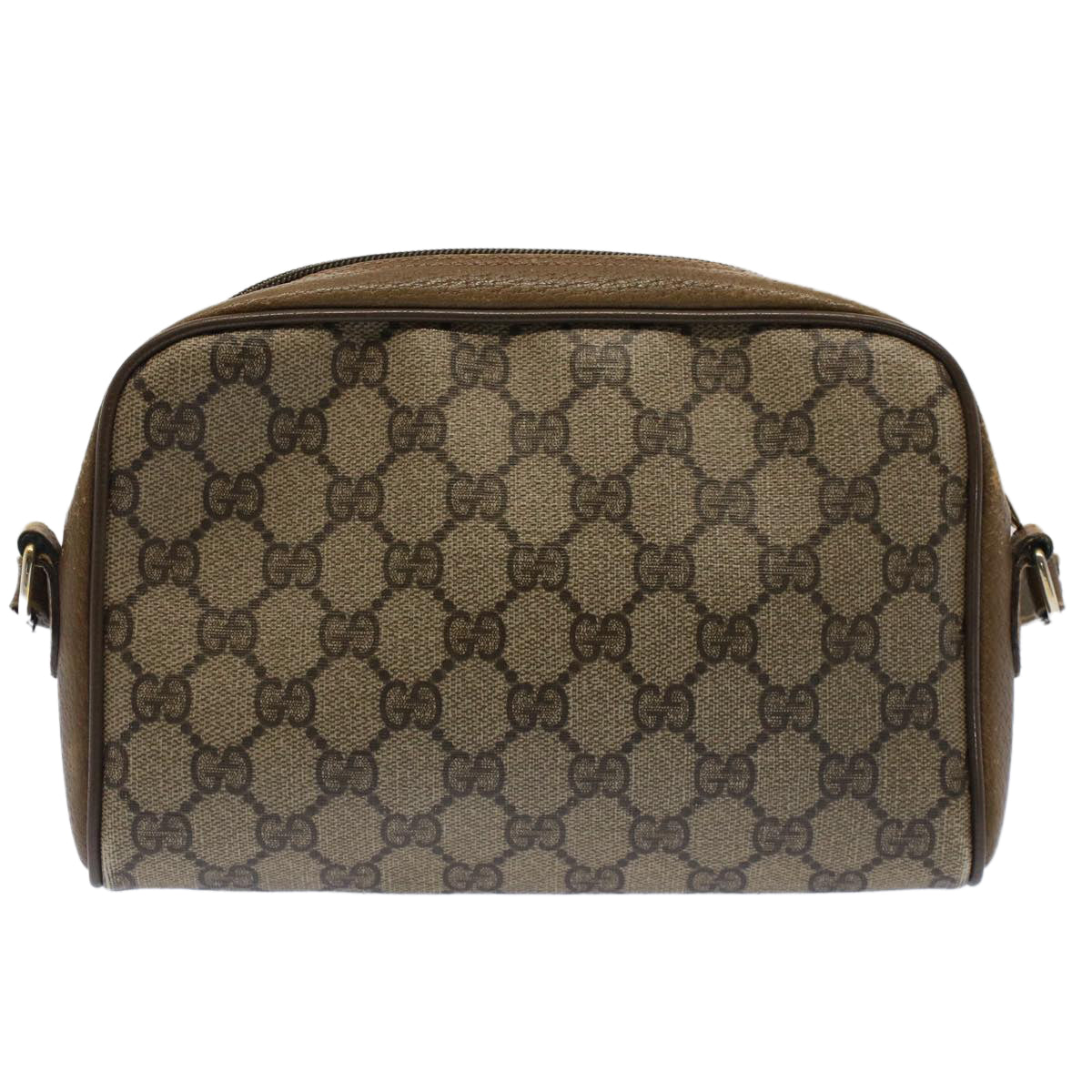 GUCCI GG Canvas Web Sherry Line Shoulder Bag Beige Red 116.02.089 yk8283