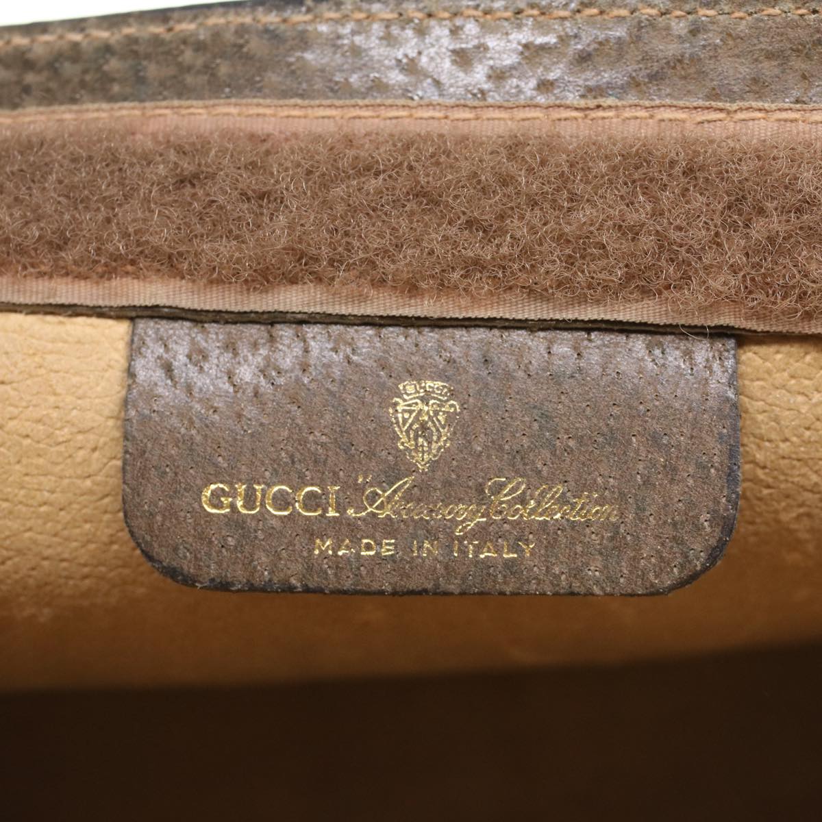 GUCCI GG Canvas Web Sherry Line Clutch Bag Beige Red Green 89.01.001 yk8285