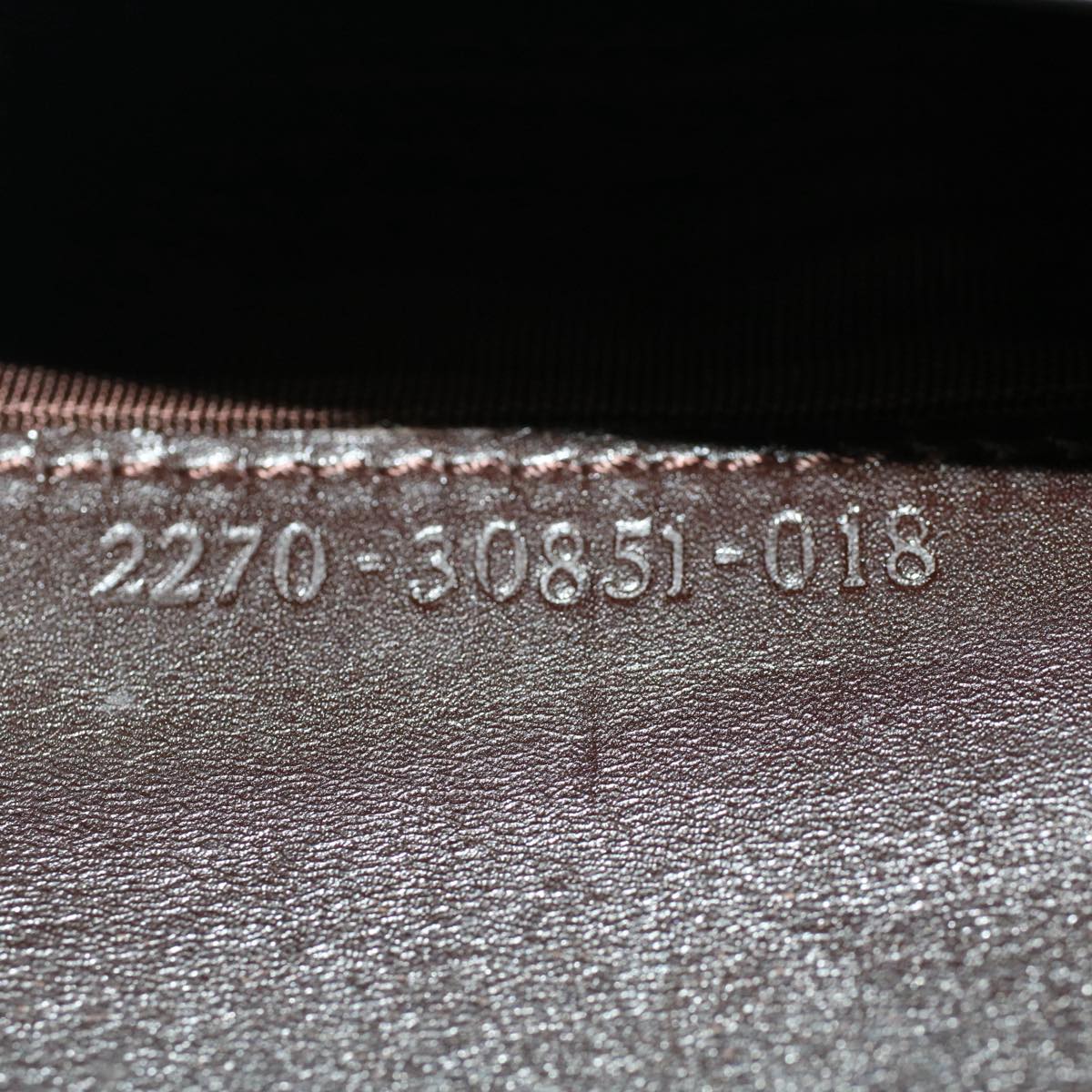 FENDI Zucca Canvas Wallet Black Brown yk8305
