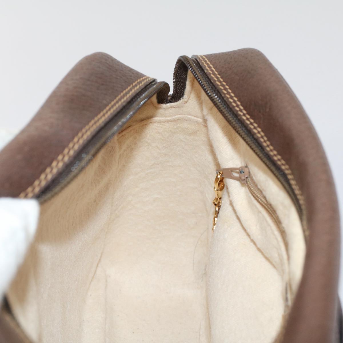 GUCCI GG Canvas Shoulder Bag PVC Leather Beige 001.56.0942 yk8312