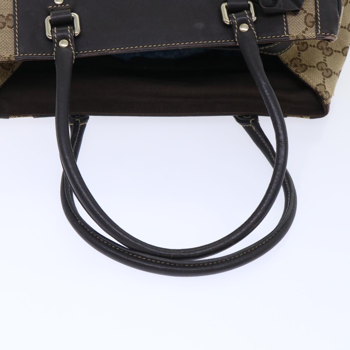 GUCCI GG Canvas Shoulder Bag Beige 190247 yk8323