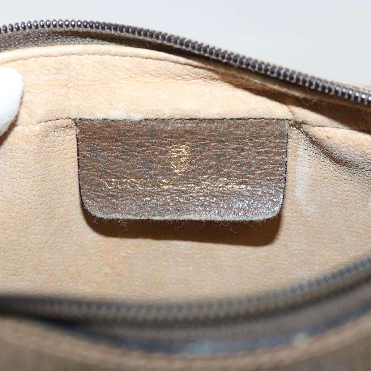GUCCI GG Canvas Web Sherry Line Clutch Bag Beige Red 63 01 012 yk8363B
