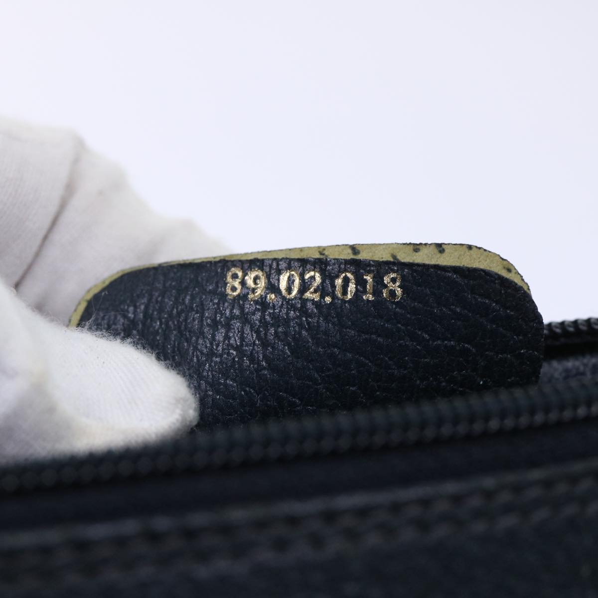 GUCCI GG Canvas Sherry Line Shoulder Bag Gray Red Navy 89 02 018 yk8374B