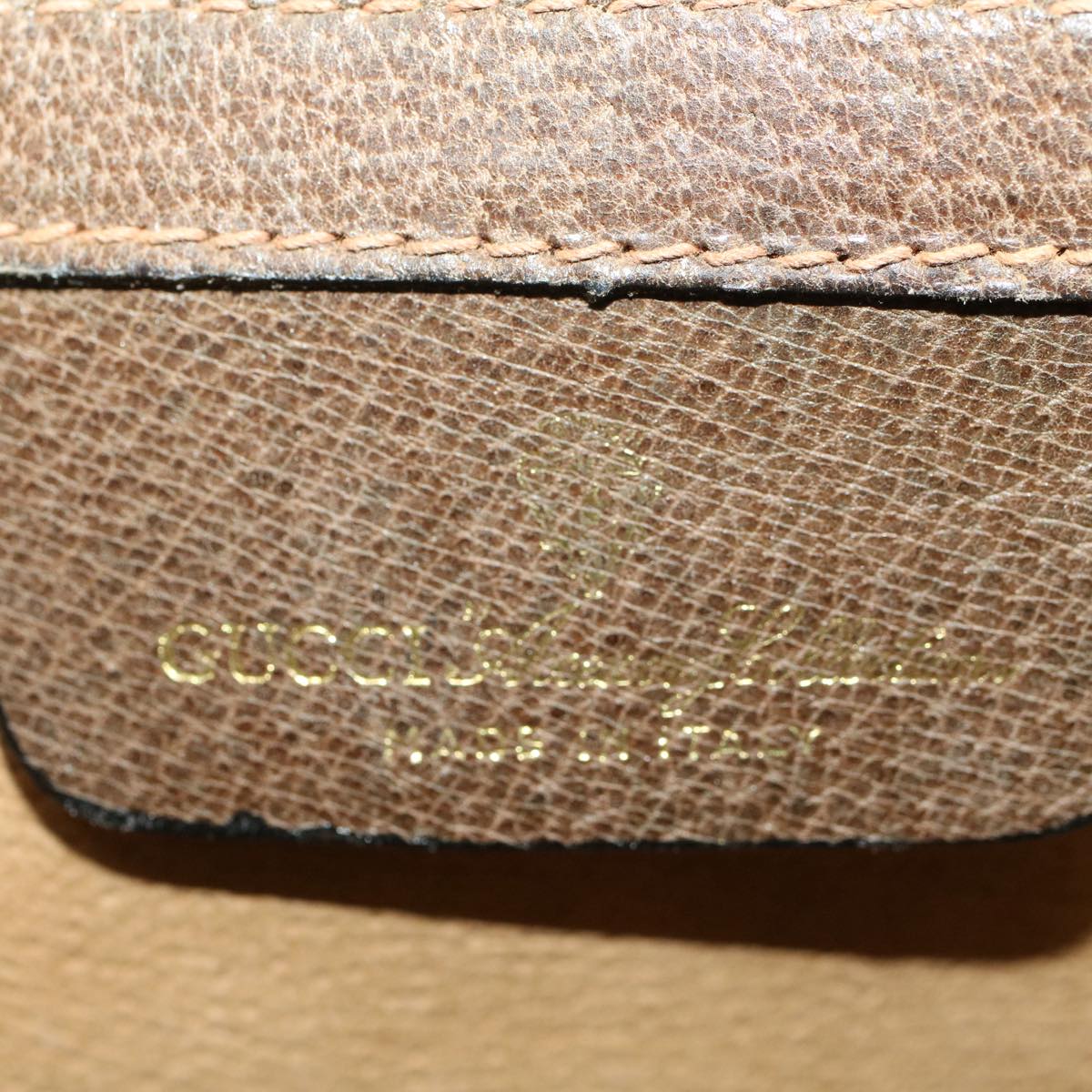 GUCCI GG Canvas Web Sherry Line Clutch Bag Beige Red 89.01.007 yk8389B