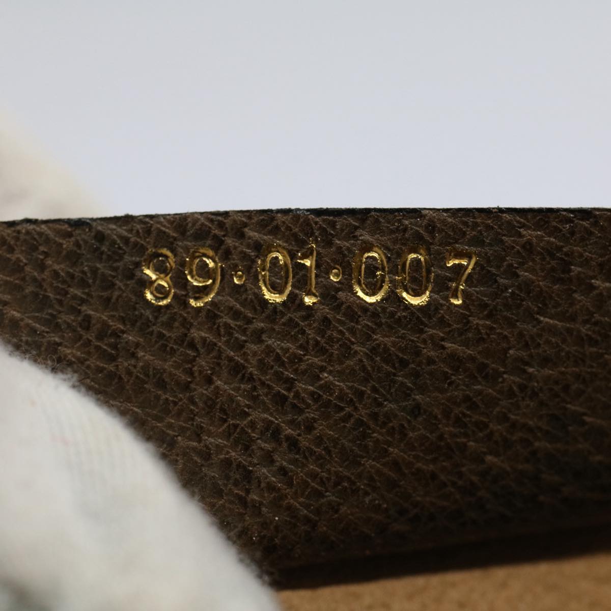 GUCCI GG Canvas Web Sherry Line Clutch Bag Beige Red 89.01.007 yk8389B
