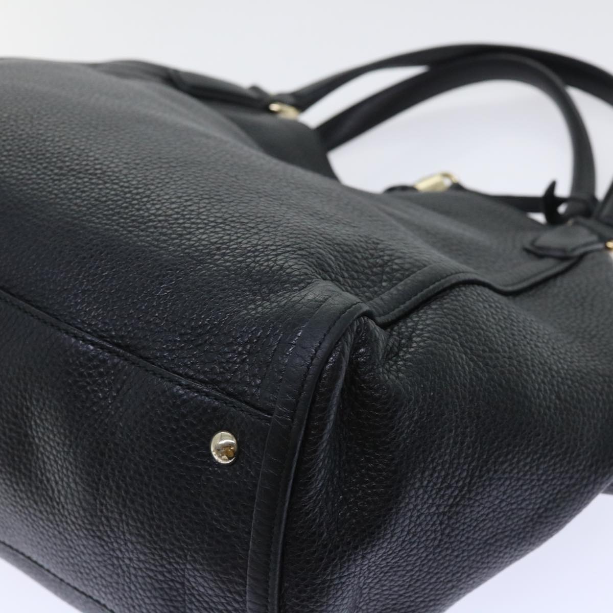 GUCCI Soho Shoulder Bag Leather Black 282309 yk8405