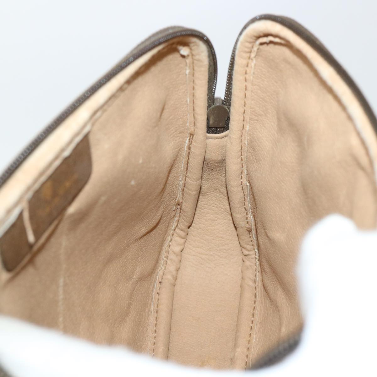 GUCCI GG Canvas Shoulder Bag PVC Leather Beige 97 02 068 yk8411