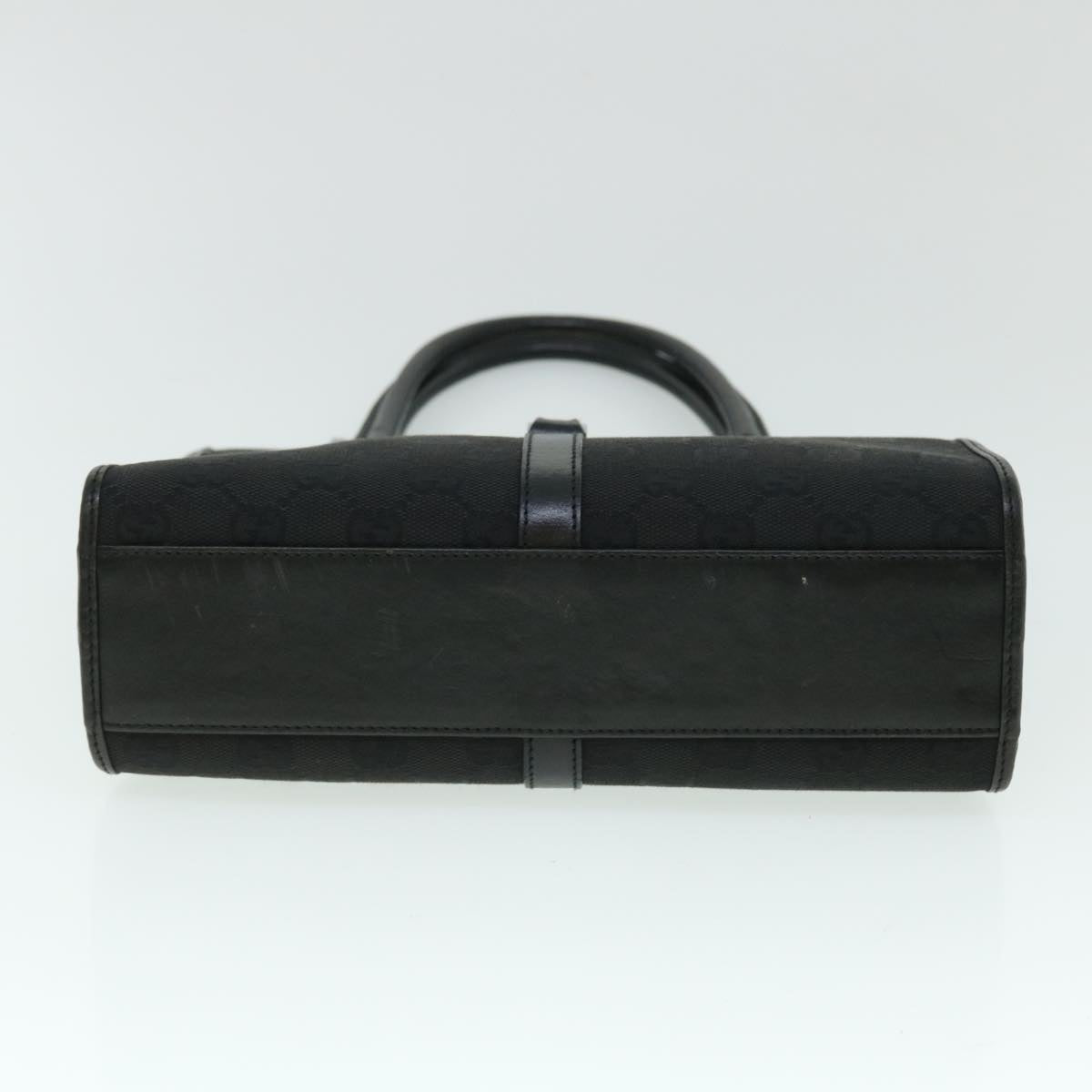GUCCI GG Canvas Jackie Hand Bag Black yk8412