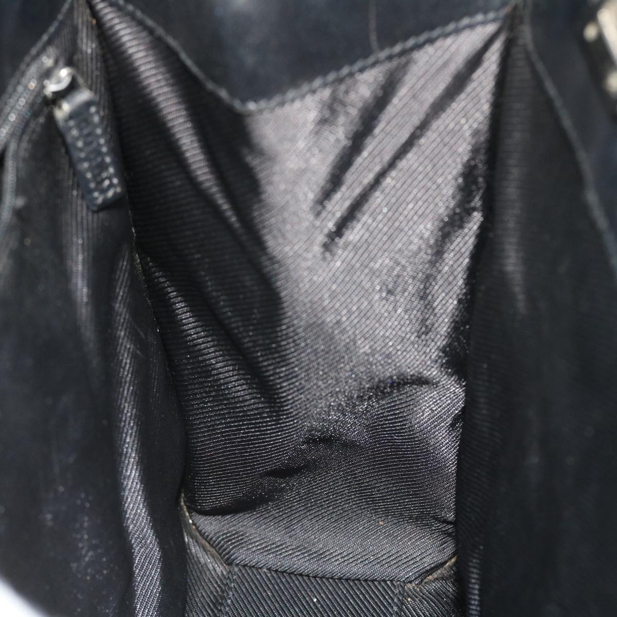 GUCCI GG Canvas Jackie Hand Bag Black yk8412