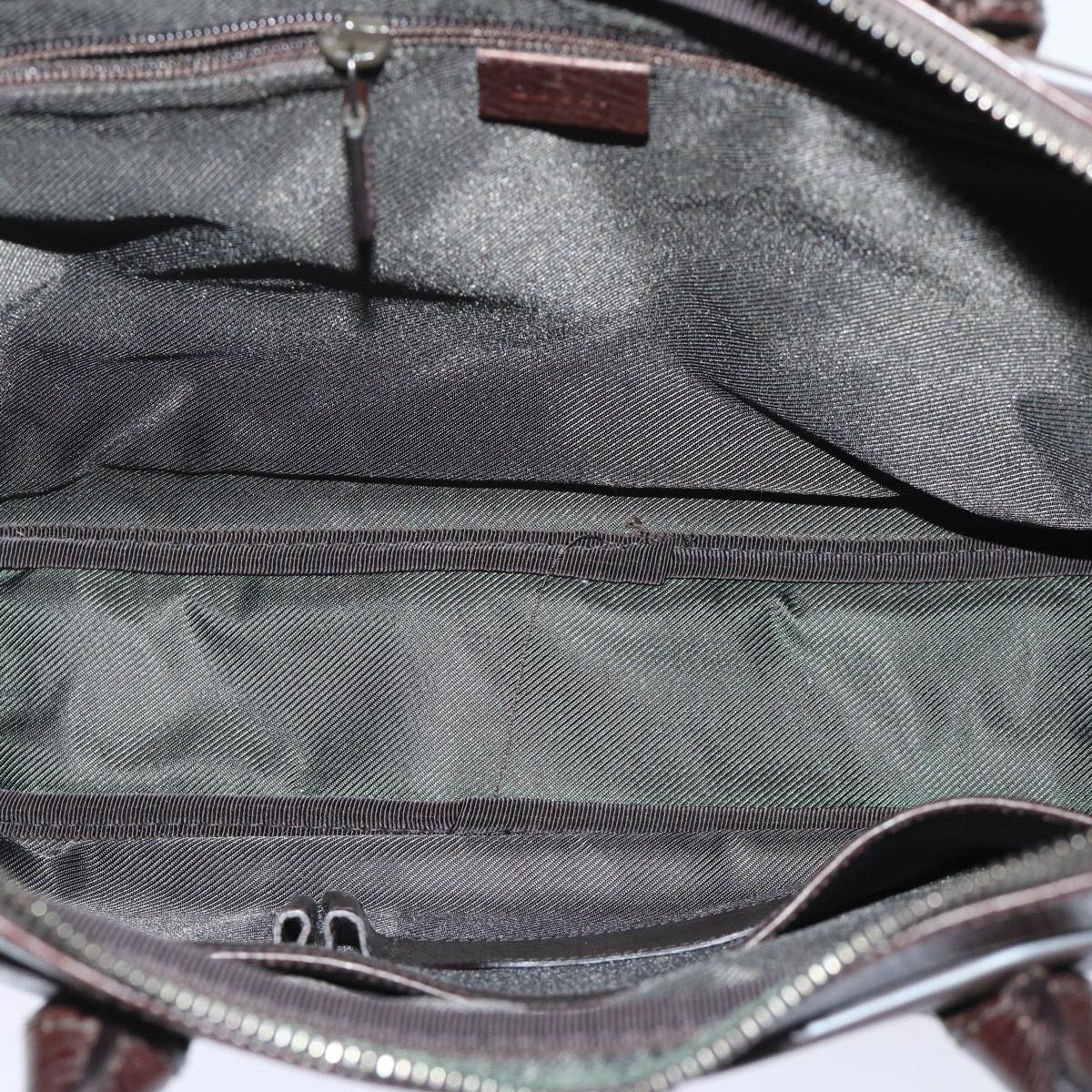 GUCCI GG Canvas Hand Bag PVC Leather Beige 101666 yk8422