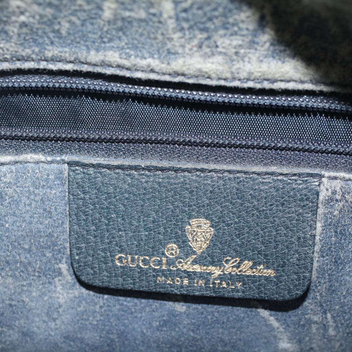 GUCCI GG Canvas Sherry Line Boston Bag PVC Leather Gray Red Navy yk8433