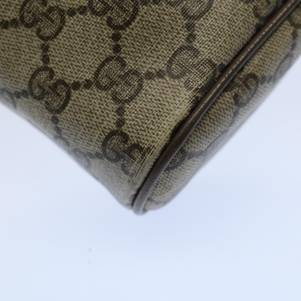 GUCCI GG Canvas Web Sherry Line Clutch Bag Beige Red Green 89.01.012 yk8503