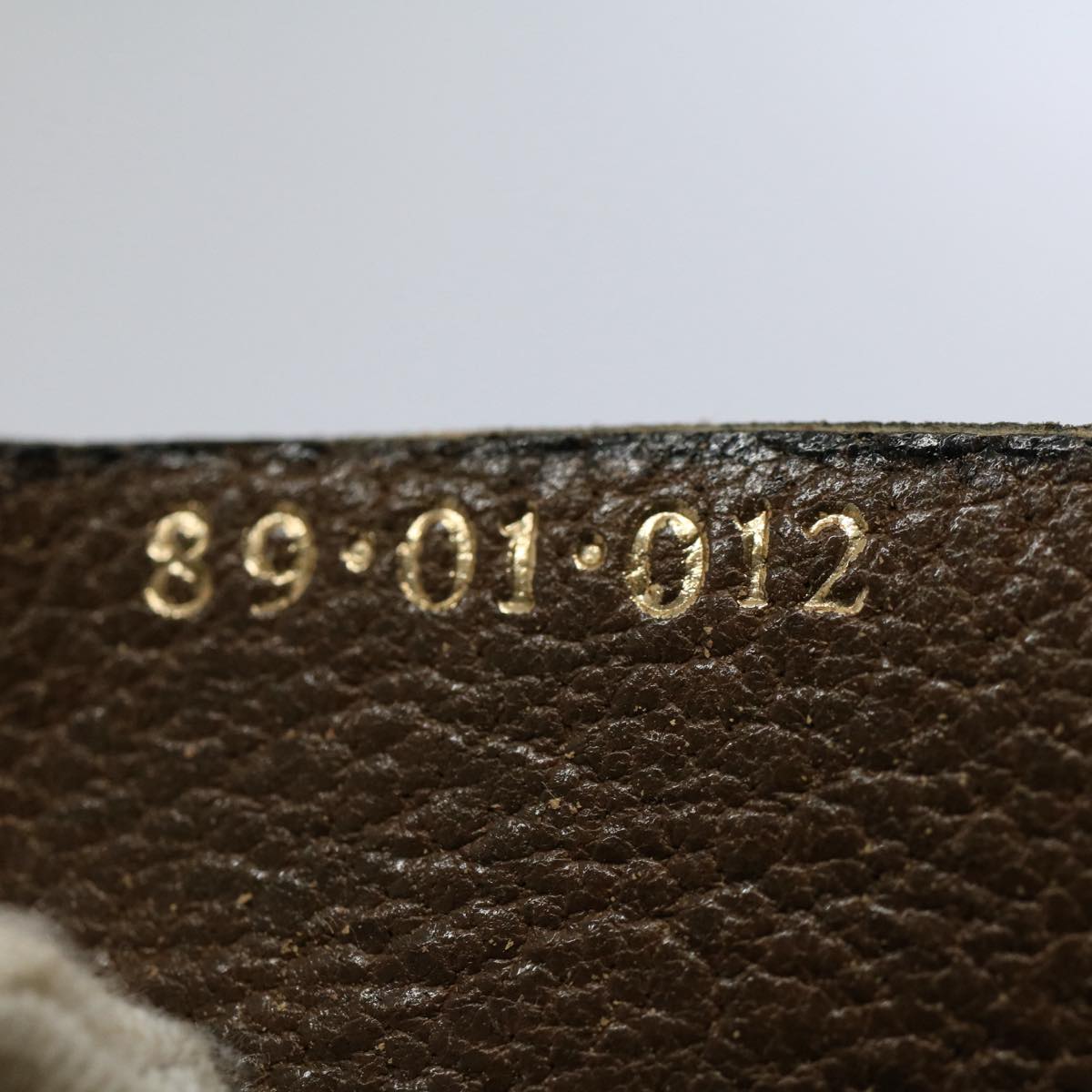 GUCCI GG Canvas Web Sherry Line Clutch Bag Beige Red Green 89.01.012 yk8503