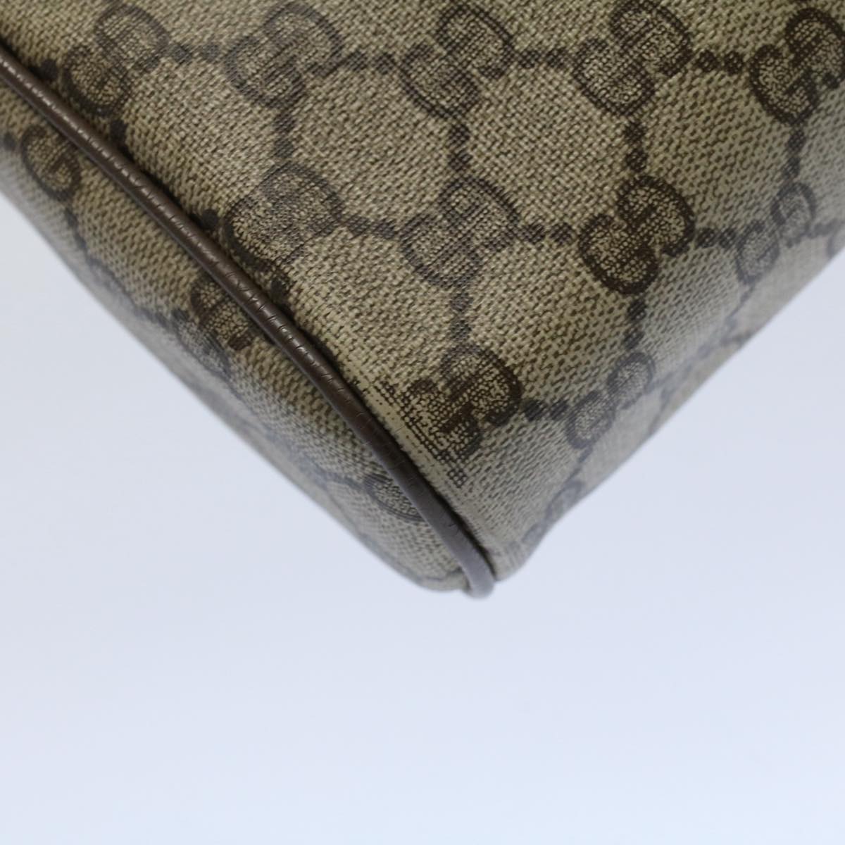 GUCCI GG Canvas Web Sherry Line Clutch Bag Beige Red Green 89.01.012 yk8503