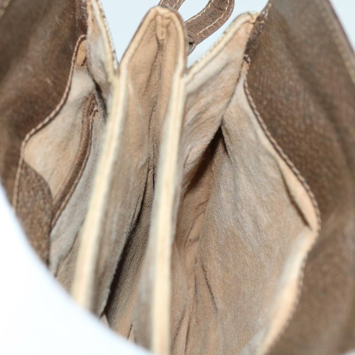 GUCCI GG Canvas Web Sherry Line Shoulder Bag Beige Green 10 02 037 yk8509