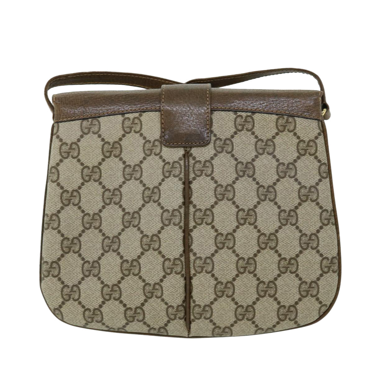 GUCCI GG Canvas Web Sherry Line Shoulder Bag Beige Green 10 02 037 yk8509