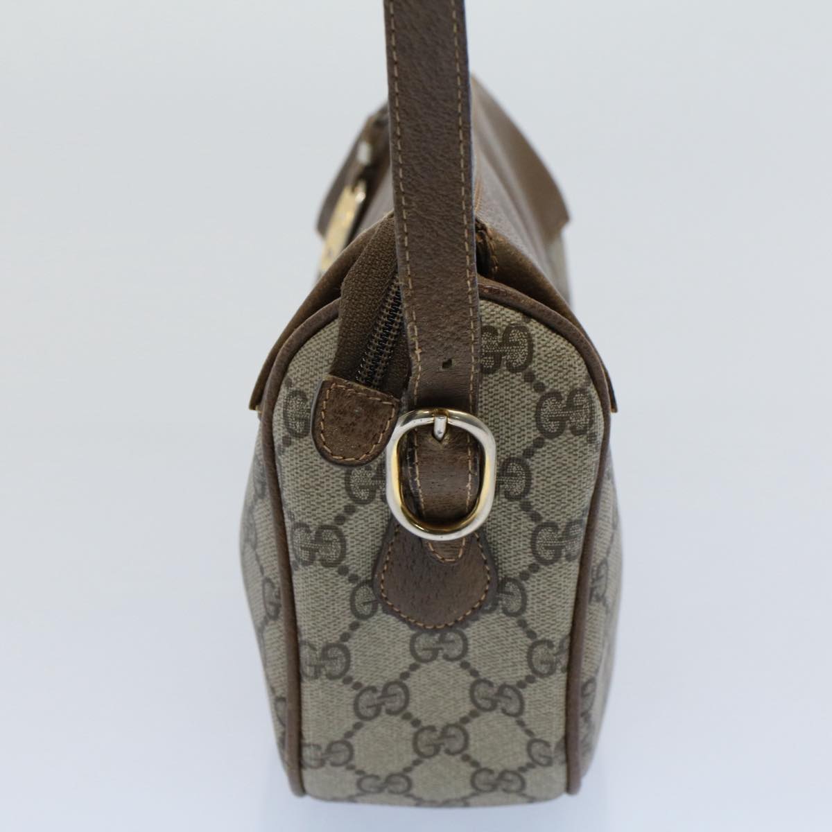 GUCCI GG Canvas Web Sherry Line Shoulder Bag Beige Green Red yk8510