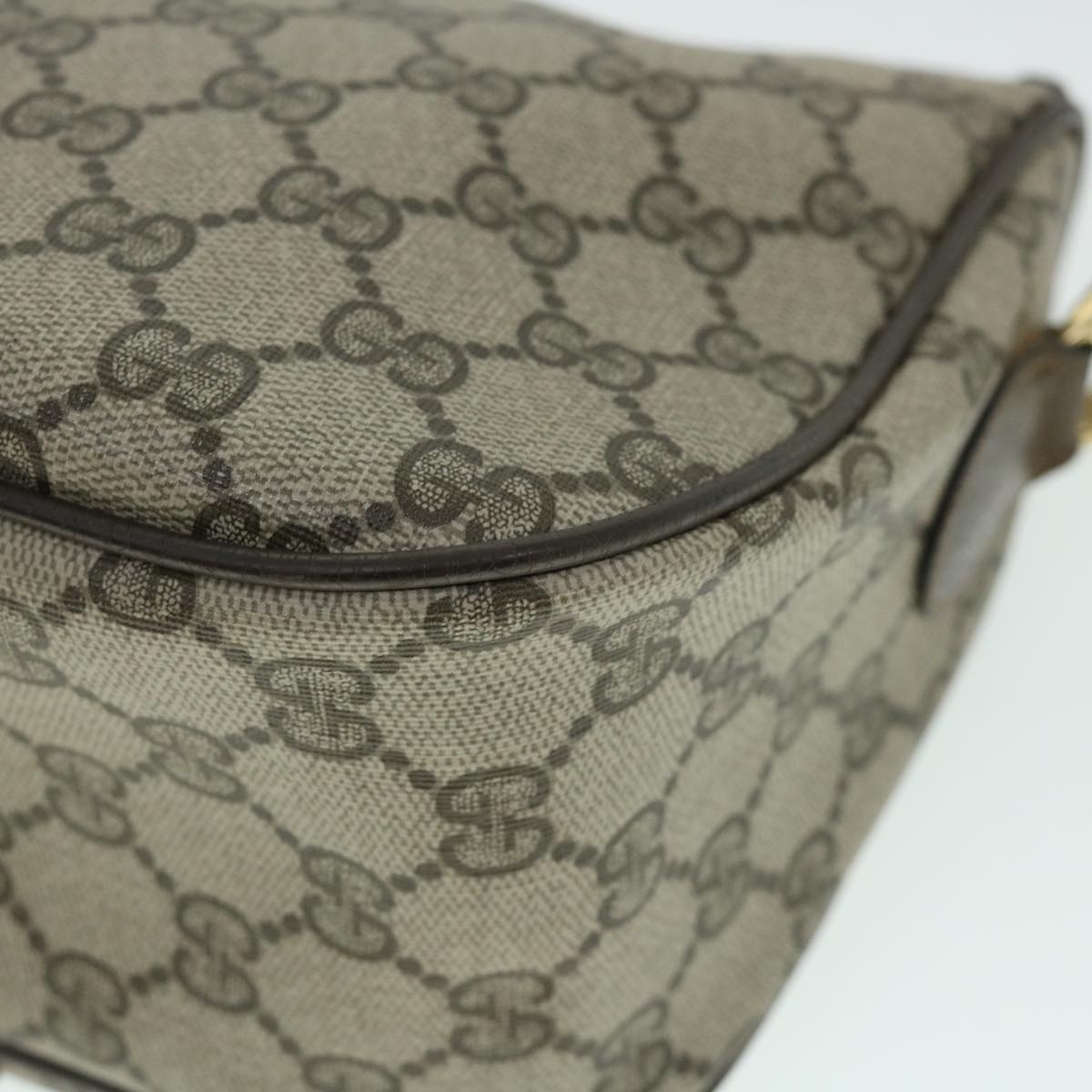 GUCCI GG Canvas Web Sherry Line Shoulder Bag Beige Red 14 02 032 yk8526