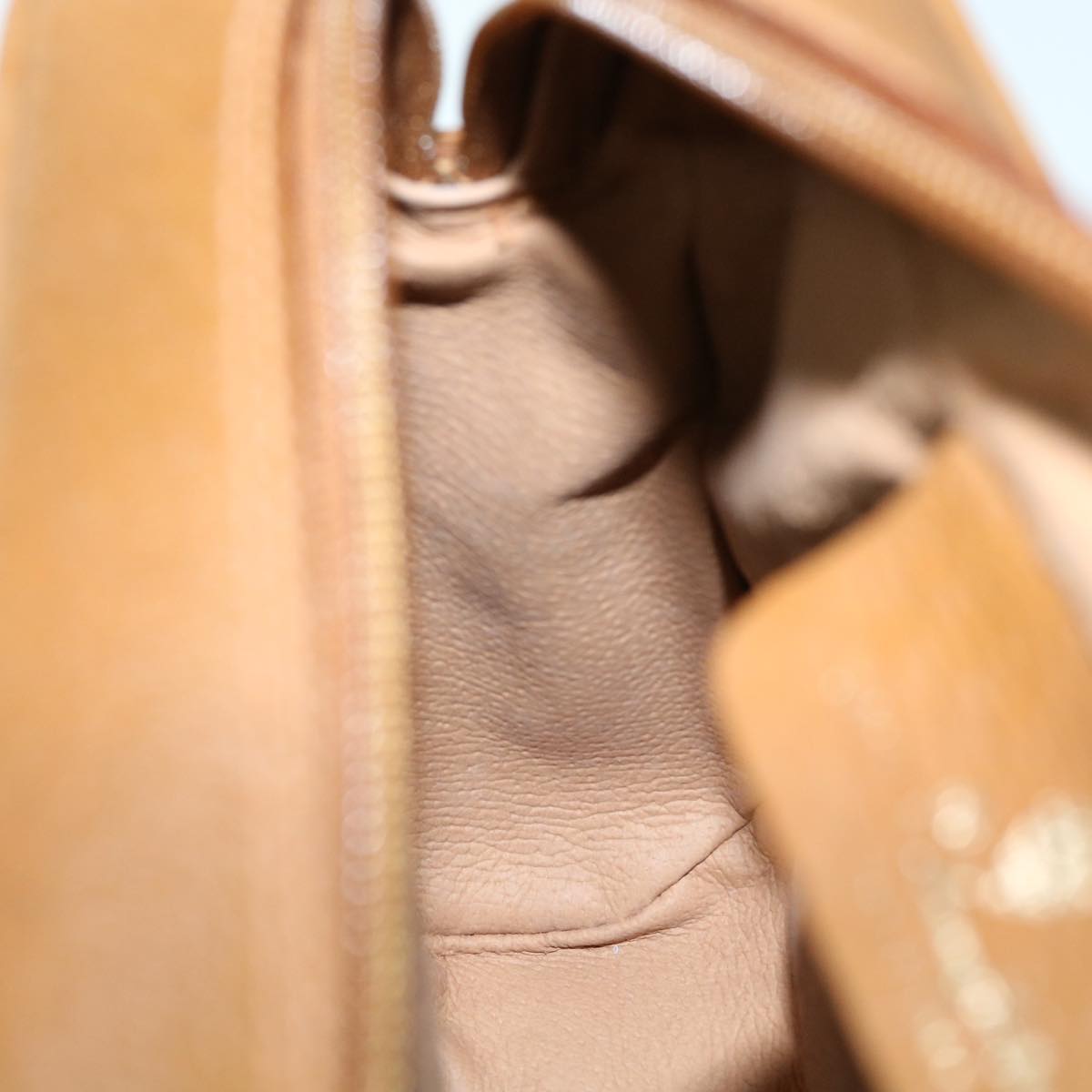 GUCCI GG Canvas Shoulder Bag PVC Leather Beige 119.02.087 yk8537