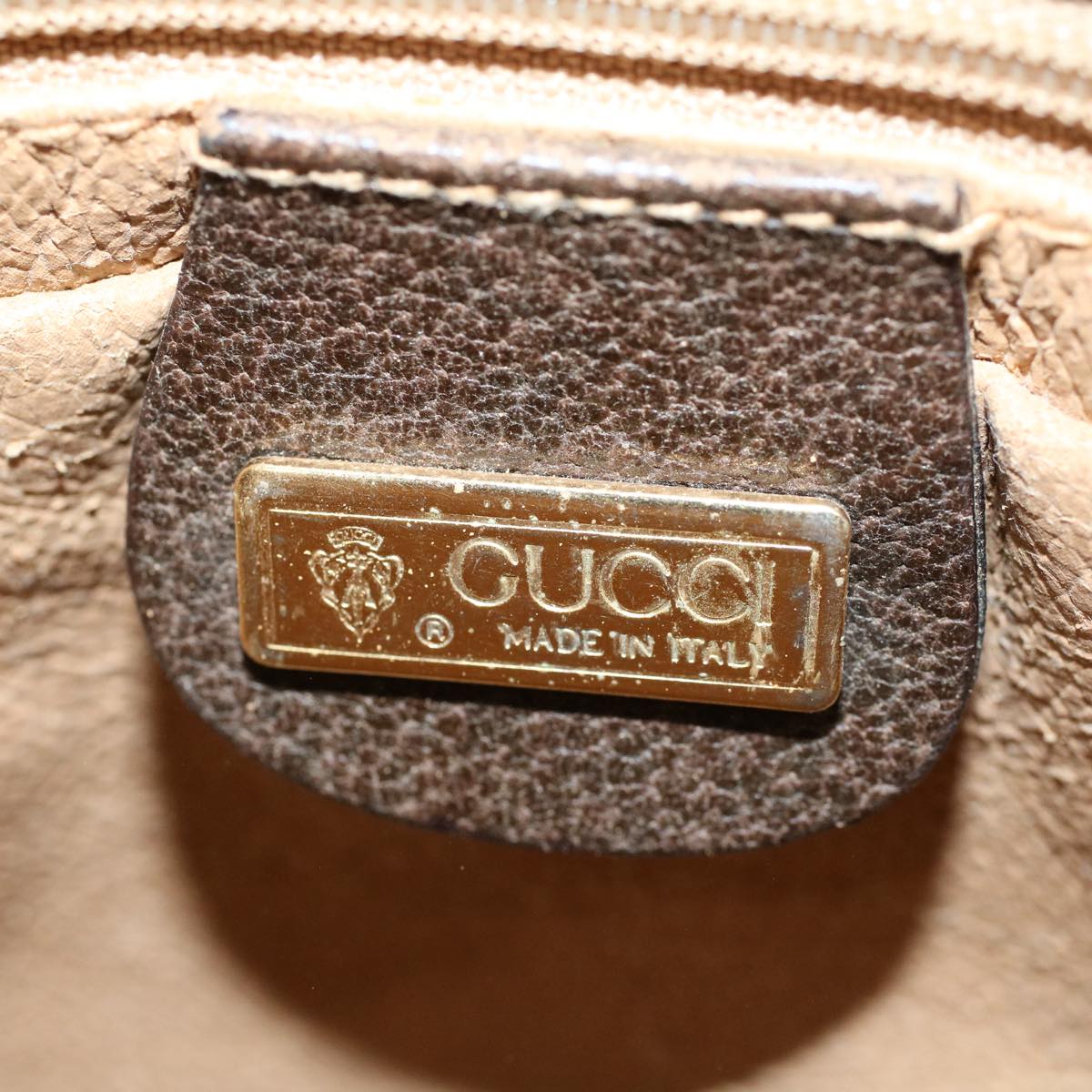 GUCCI GG Canvas Web Sherry Line Shoulder Bag Beige Red 001 115 0918 yk8549