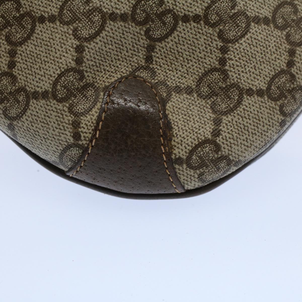 GUCCI GG Canvas Web Sherry Line Shoulder Bag Beige Red 904.02.026 yk8573