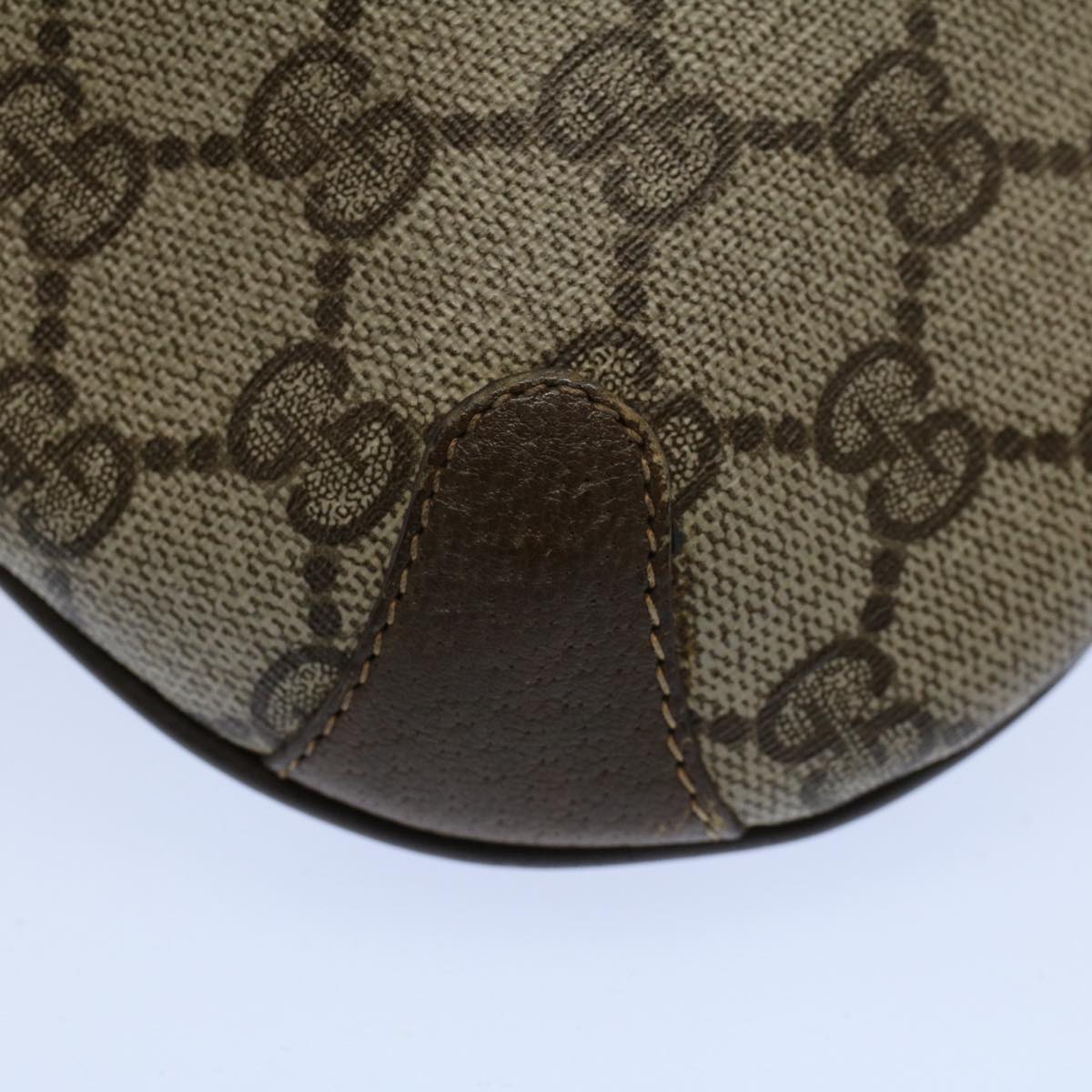 GUCCI GG Canvas Web Sherry Line Shoulder Bag Beige Red 904.02.026 yk8573