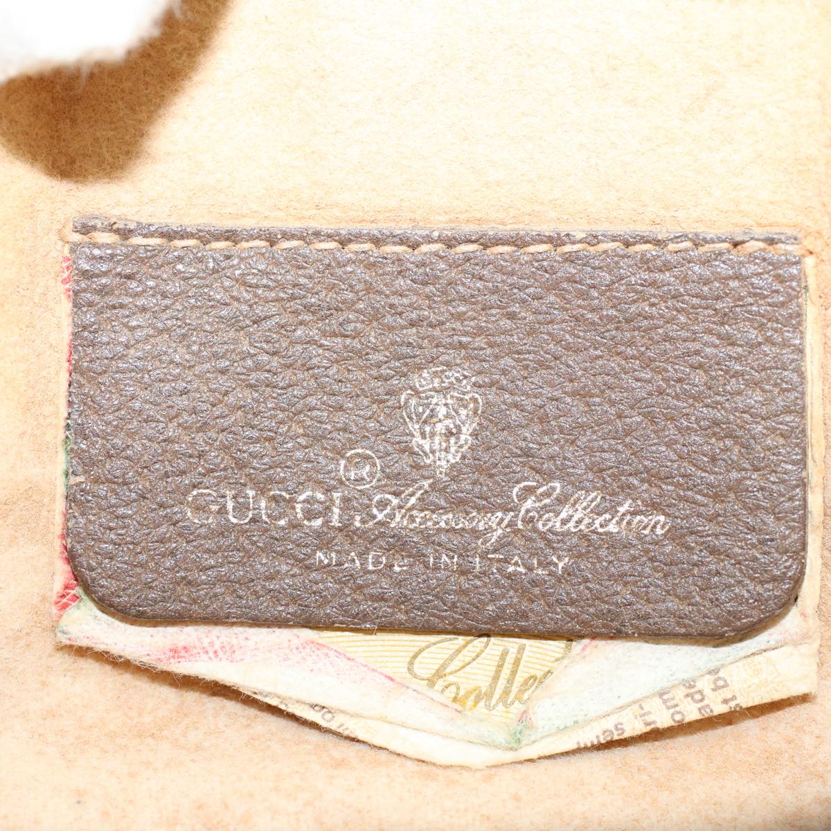 GUCCI GG Canvas Web Sherry Line Shoulder Bag Beige Red 904.02.026 yk8573