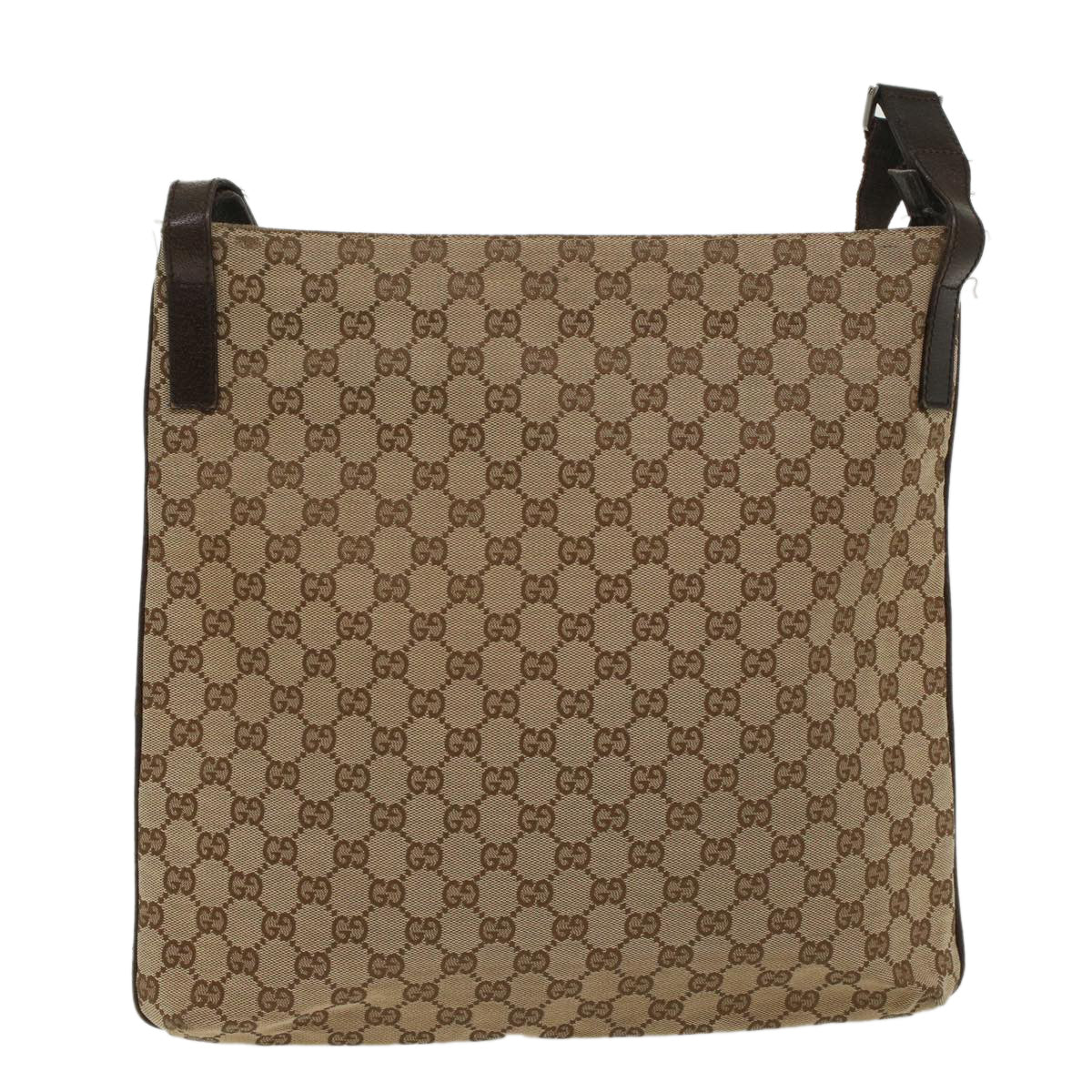 GUCCI GG Canvas Shoulder Bag Beige 122791 yk8575