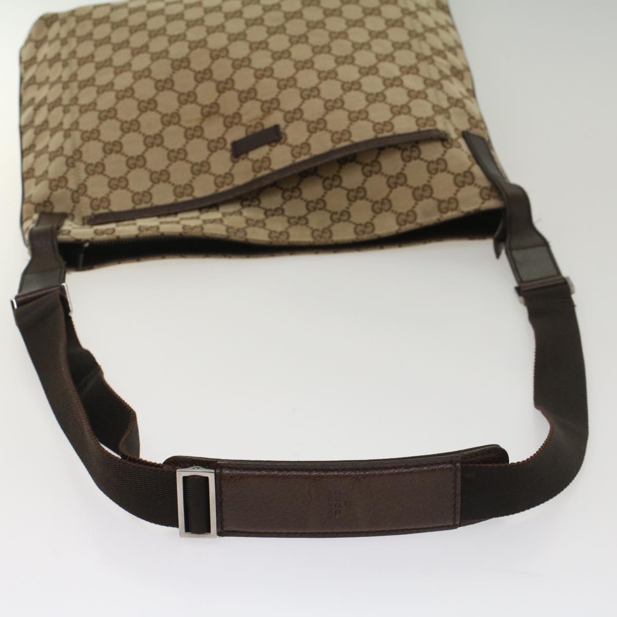 GUCCI GG Canvas Shoulder Bag Beige 122791 yk8575