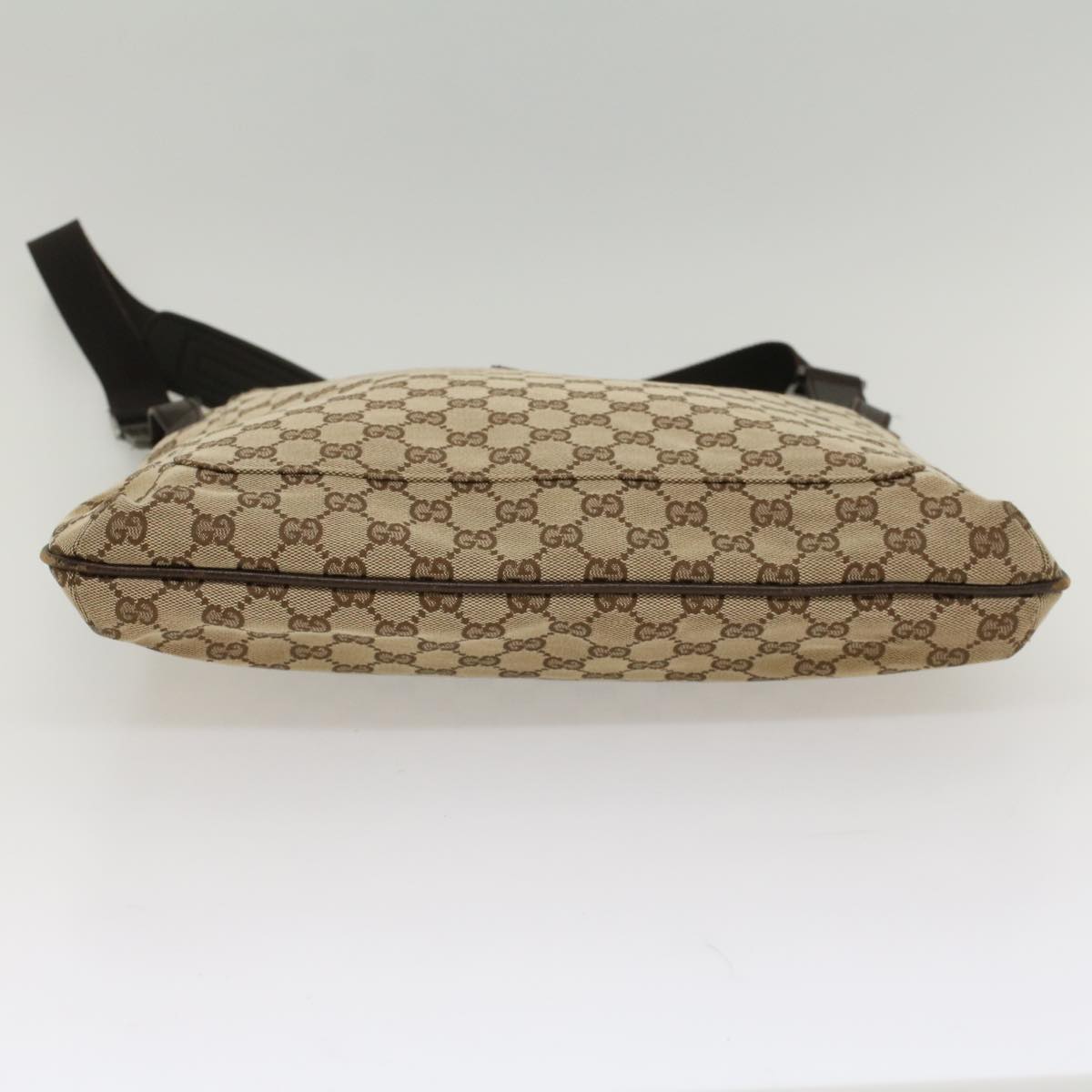 GUCCI GG Canvas Shoulder Bag Beige 122791 yk8575